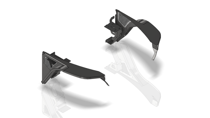 Motobilt Aluminum Highline Front Fender 4" Flare for Jeep YJ MB1208-4-A | image 2