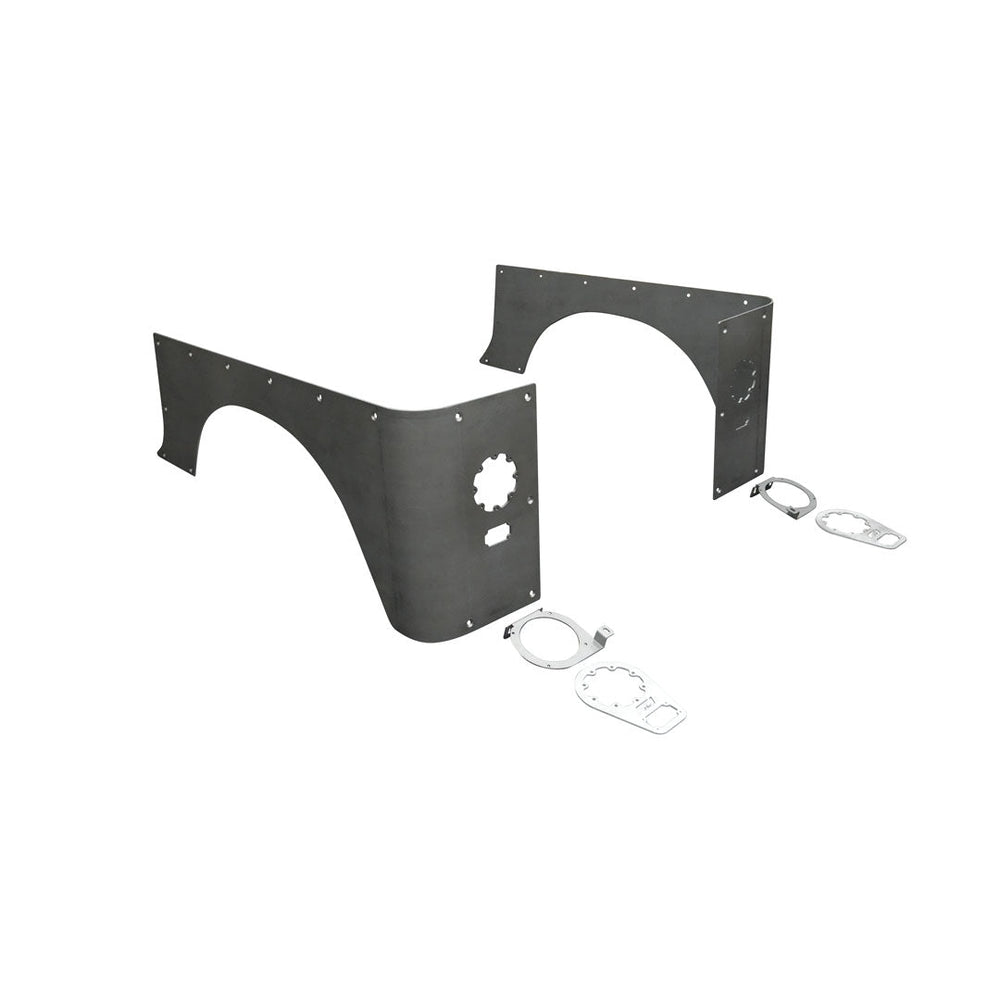 Motobilt 2" Stretch Corner Armor for Jeep YJ 5" Round LED Tail Light MB1220-TL | image 2