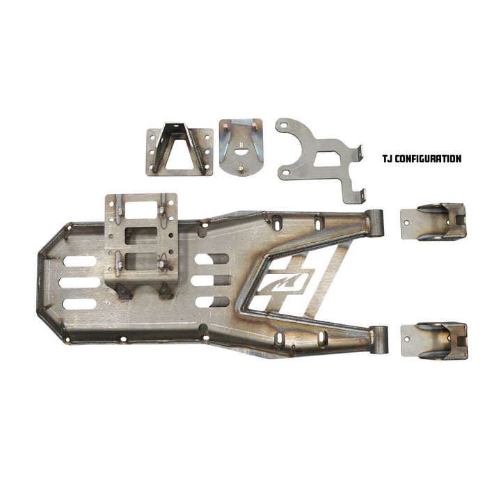 Motobilt Body Mount Tire Carrier for Jeep YJ/TJ/LJ 5 x 4.5 MB1227 | image 2