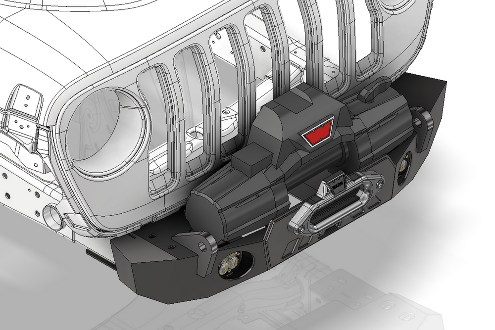 Motobilt Gladius Frame Chop Bumper for Jeep JK/JL/JT MB1248 | image 2