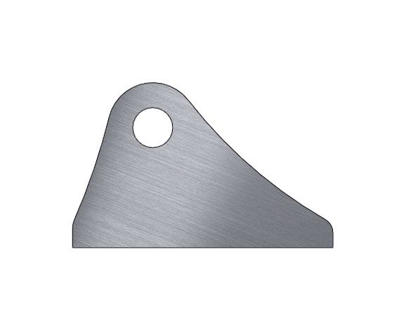 Motobilt Flat Mounting Coilover Tab Offset Hole MB2004