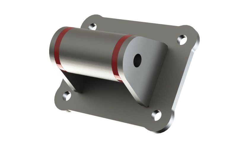 Motobilt Poly Bushing or Shock Tab 2.5" Base MB2038 | image 2