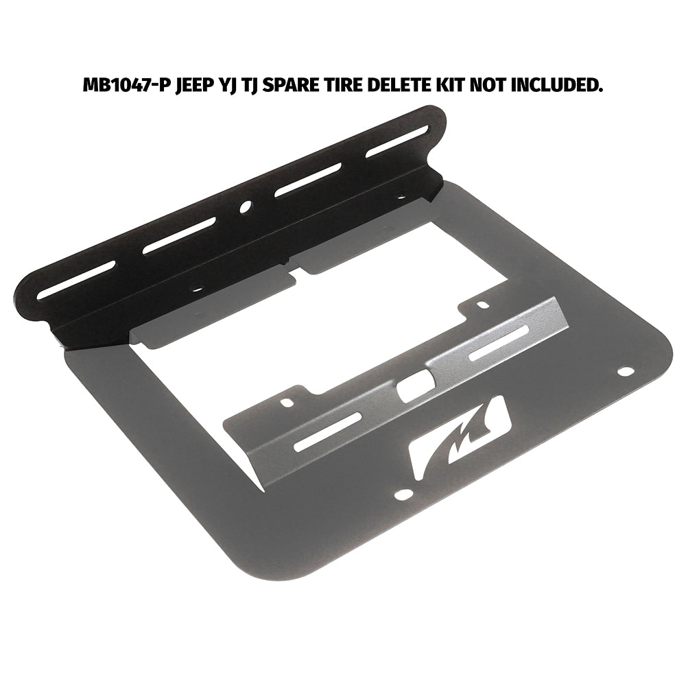 Motobilt Light Mount for YJ-TJ Tag Mount MB1047 MB2131