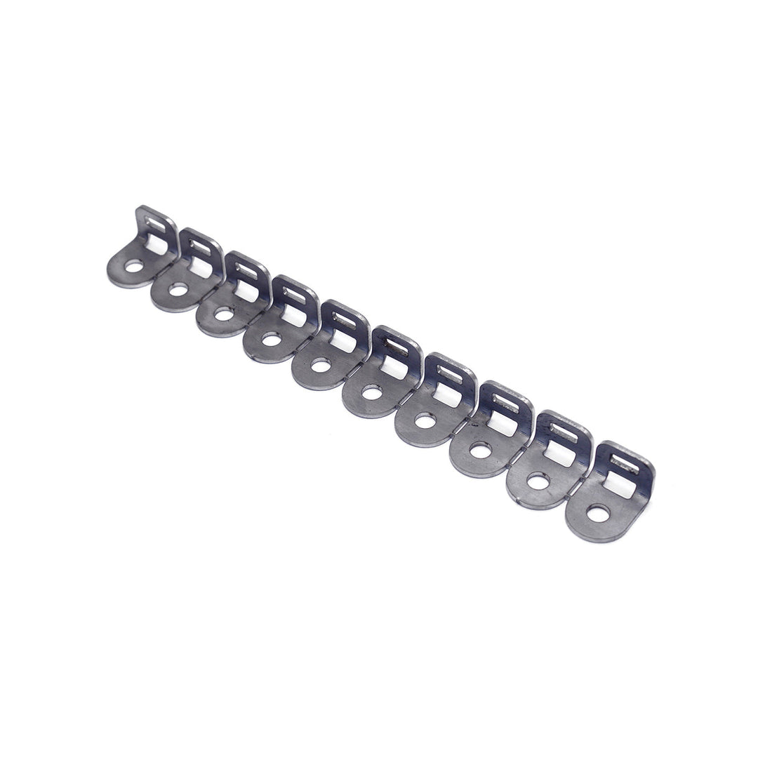 Motobilt Bolt-On Zip Tie Tab Set of 10 Stainless Steel MB2140-SS