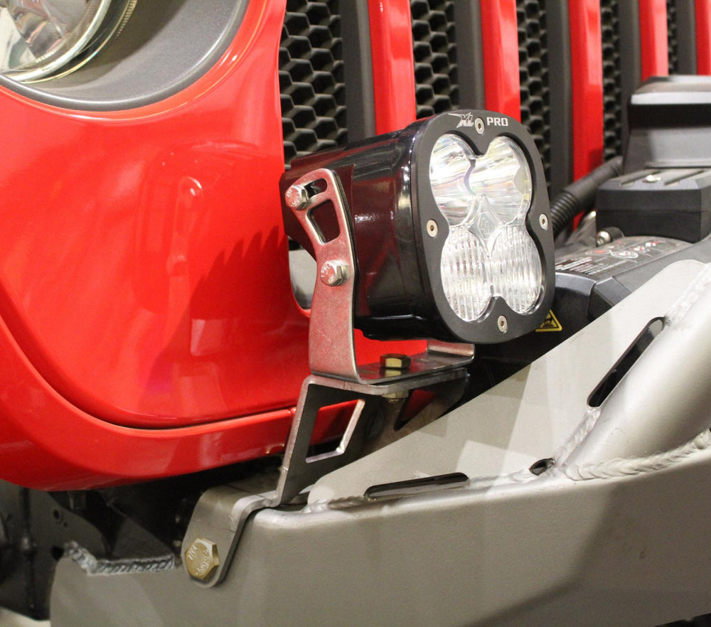 Motobilt Light Bracket Mounts for Tomahawk Front Bumper on Jeep JL/JT/JK MB2157 | image 2