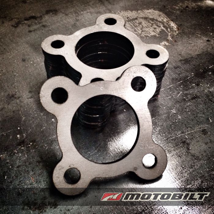 Motobilt 4 Bolt Tube Flange for 1.75" O.D. Round Tube MB3002 | image 2