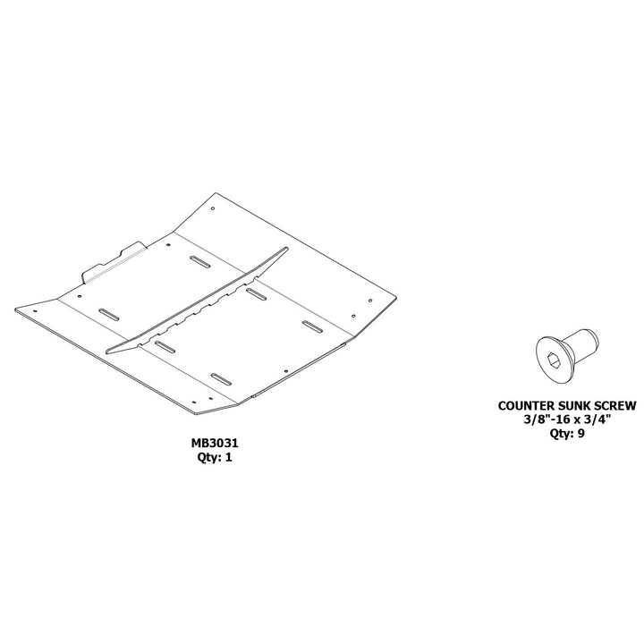 Motobilt Skid Plate for Jeep JKU MB3031 | image 2