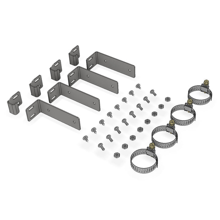 Motobilt Soft Top Door Surround Bracket Kit for Motobilt Jeep JKU Cage Kit MB3075