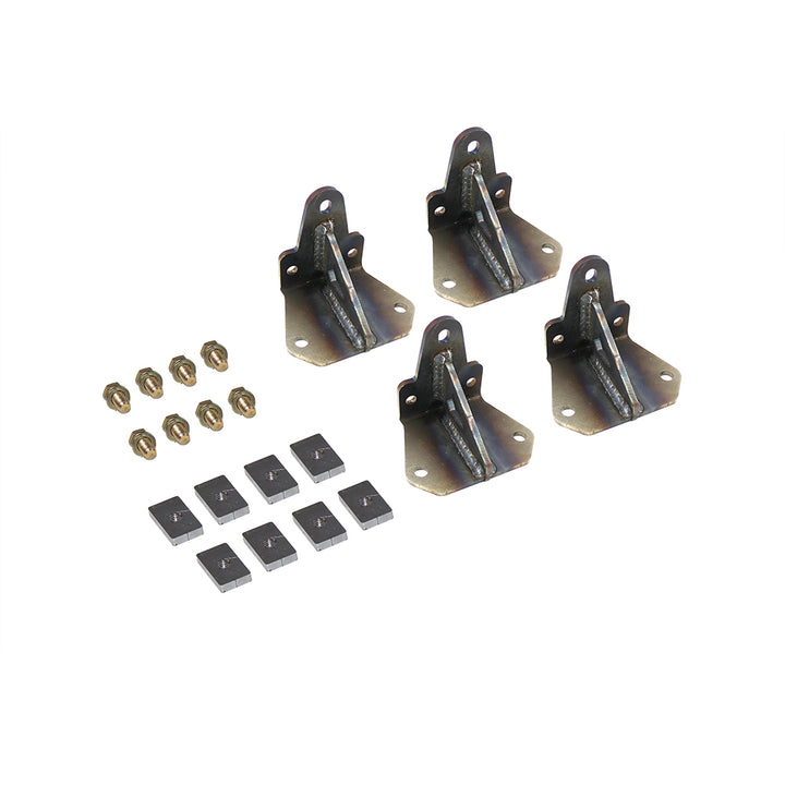 Motobilt Trail Rail Brackets for Cargo Rack for 2007+ Jeep JK/JL/Gladiator MB5022
