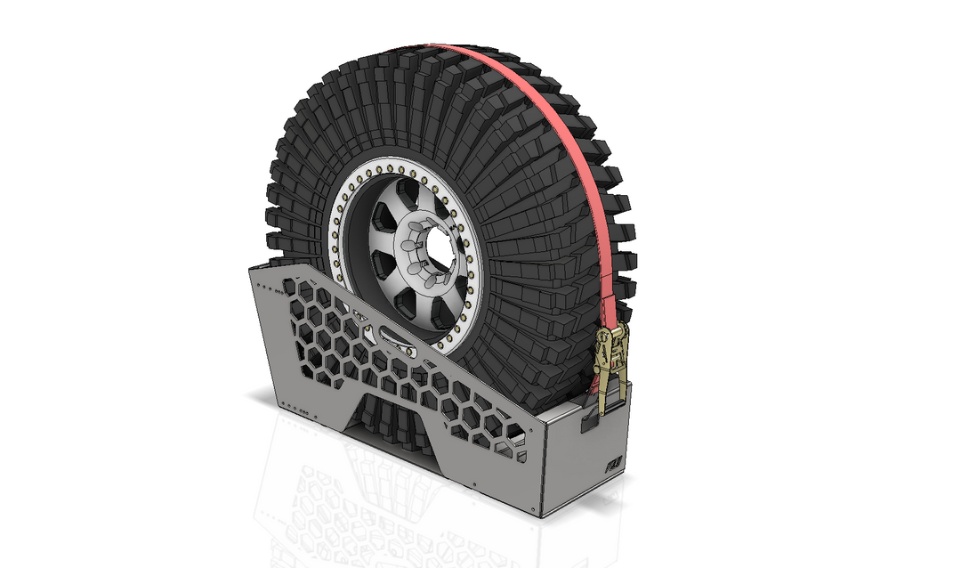 Motobilt Universal Bed Mounted Tire Carrier MB5061