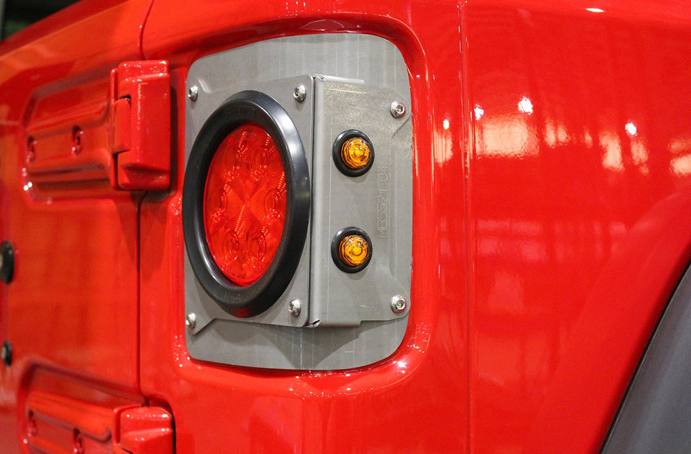 Motobilt Round Tail Light Conversion Kit without Sensors for Jeep JL MB5521 | image 2
