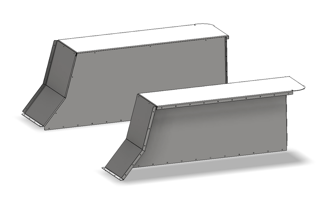 Motobilt Highline Rear Inner Fender Replacement Kit for 1987-1996 Jeep YJ MB5528