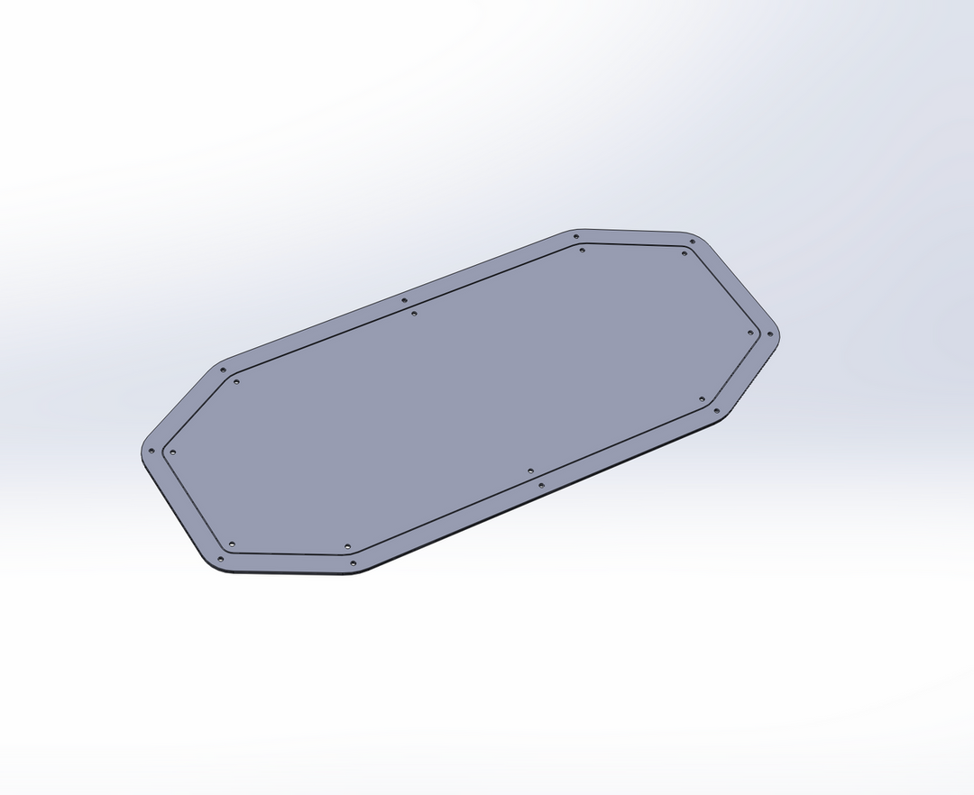 Motobilt Large Access Panel for Jeep YJ/CJ Cowl MB5545