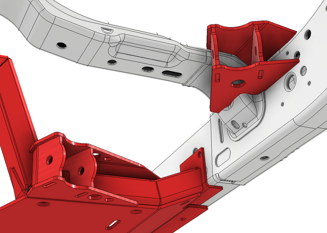 Motobilt 4 Link Suspension Bracket and Skid Kit for 2018+ Jeep JLU MB7006 | image 2
