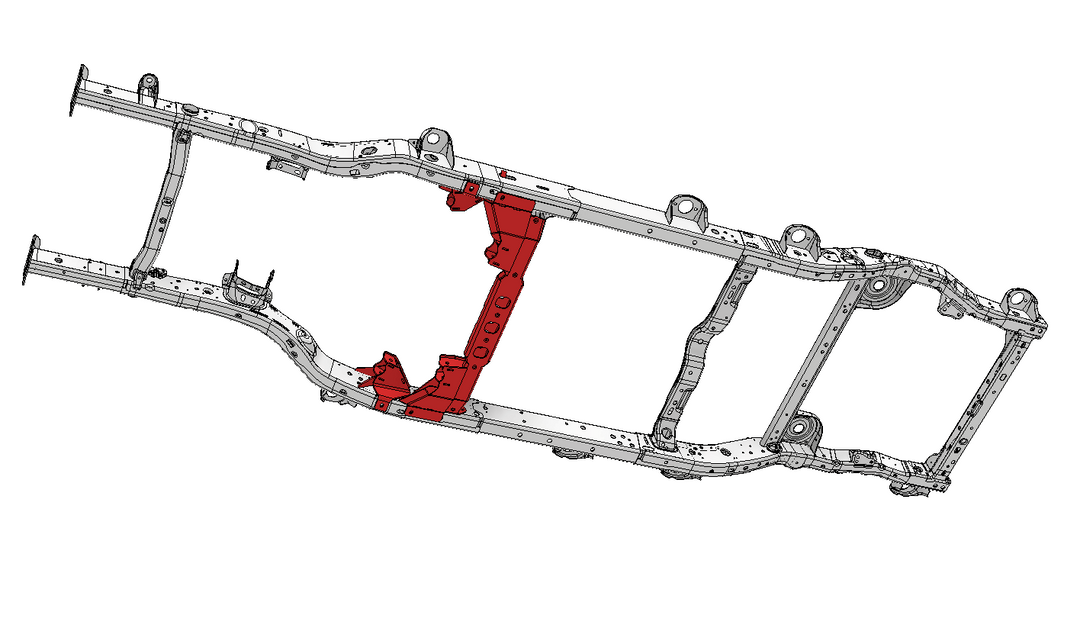 Motobilt Front 3 or 4 Link Suspension Bracket Kit for 2018+ Jeep JLU MB7007 | image 4