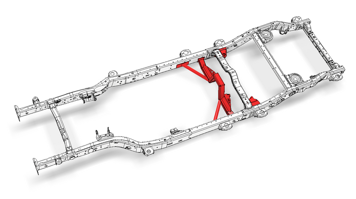 Motobilt Rear 4 Link Suspension Bracket Kit for 2018+ Jeep JLU MB7008 | image 4