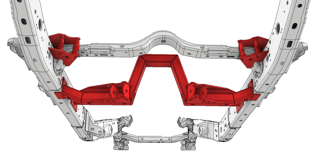 Motobilt Rear 4 Link Suspension Bracket Kit for 2018+ Jeep JLU MB7008 | image 5