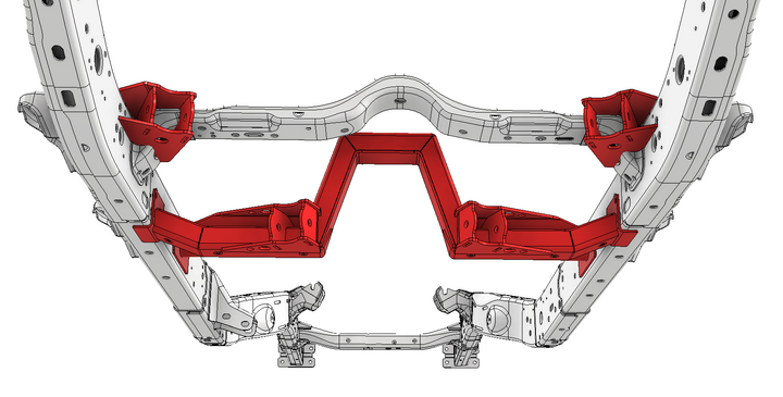 Motobilt Rear 4 Link Suspension Bracket Kit for 2018+ Jeep JLU MB7008 | image 5