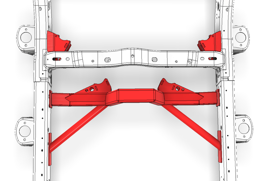 Motobilt Rear 4 Link Suspension Bracket Kit for 2018+ Jeep JLU MB7008 | image 6
