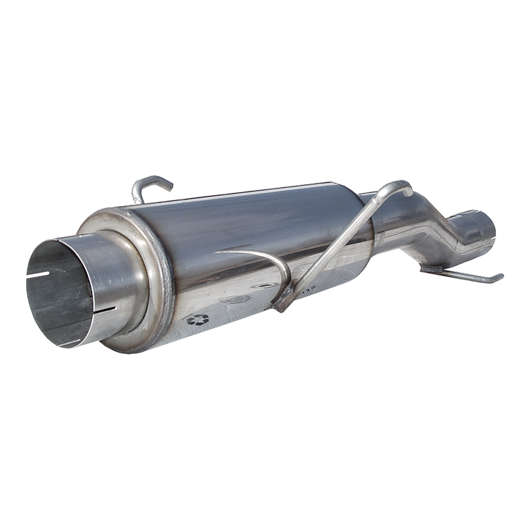 MBRP High-Flow Muffler Assembly T409 Stainless Steel For 04-07 Dodge Ram Cummins 600/610 fits to stock only MK96116