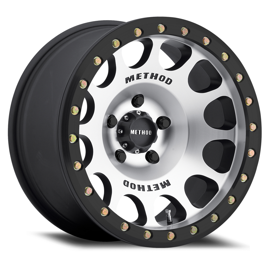 Method Race Wheels Beadlock MR105 | 17x9 | 5 On 127 | Offset -38 | Machined | Lip 1.77"