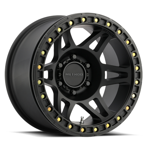 Method Race Wheels Beadlock MR106 | 17x9 | 6 On 139.7 | Offset -44 | Matte Black | Lip 0"