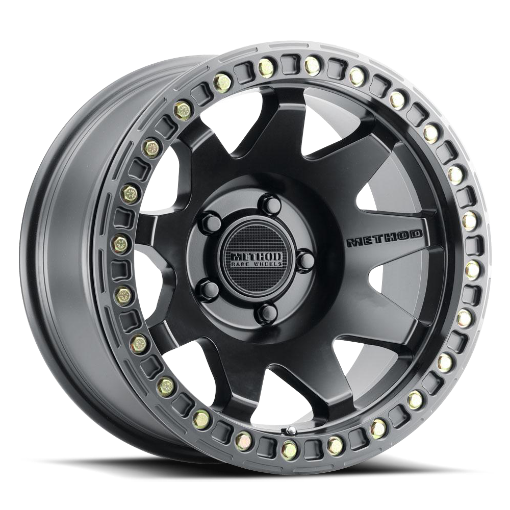 Method Race Wheels MR108 | 17x9 | 5 On 127 | Offset -44 | Matte Black | Lip 0.63"