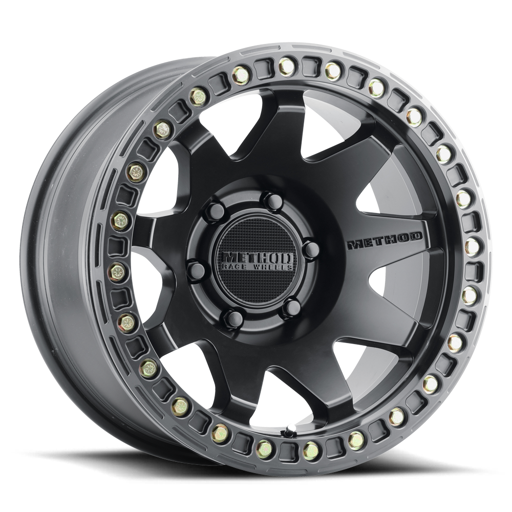 Method Race Wheels MR108 | 17x9 | 6 On 139.7 | Offset -44 | Matte Black | Lip 0.63"