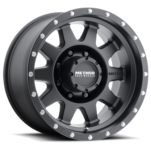 Method Race Wheels The Standard MR301 | 20x9 | 8 On 170 | Offset 18 | Matte Black | Lip 3.7"