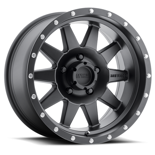 Method Race Wheels The Standard MR301 | 17x8.5 | 5 On 139.7 | Offset 0 | Matte Black | Lip 2.76"