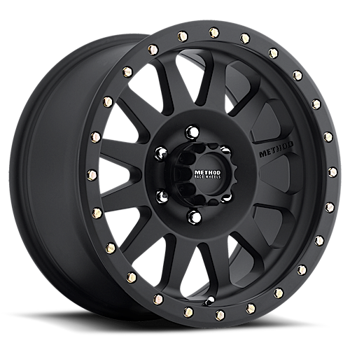 Method Race Wheels Double Standard MR304 | 15x8 | 6 On 139.7 | Offset -24 | Matte Black | Lip 3.5"