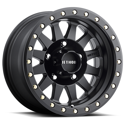Method Race Wheels Double Standard MR304 | 17x8.5 | 5 On 127 | Offset 0 | Matte Black | Lip 3.07"