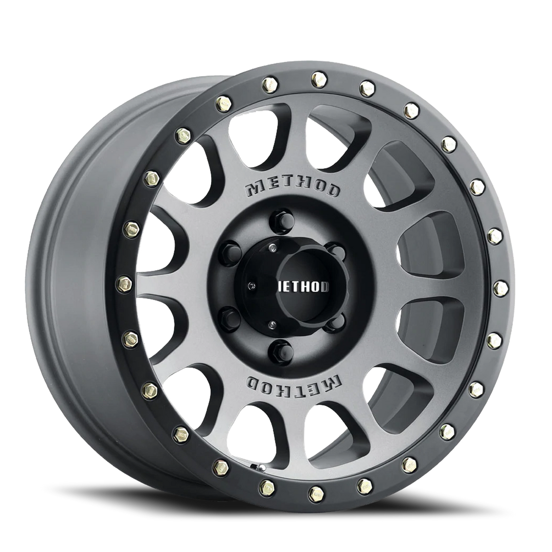 Method Race Wheels NV MR305 | 17x8.5 | 6 On 139.7 | Offset 0 | Titanium | Lip 1.3"