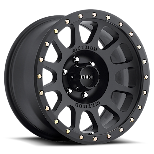 Method Race Wheels NV MR305 | 18x9 | 6 On 139.7 | Offset -12 | Matte Black | Lip 1.46"