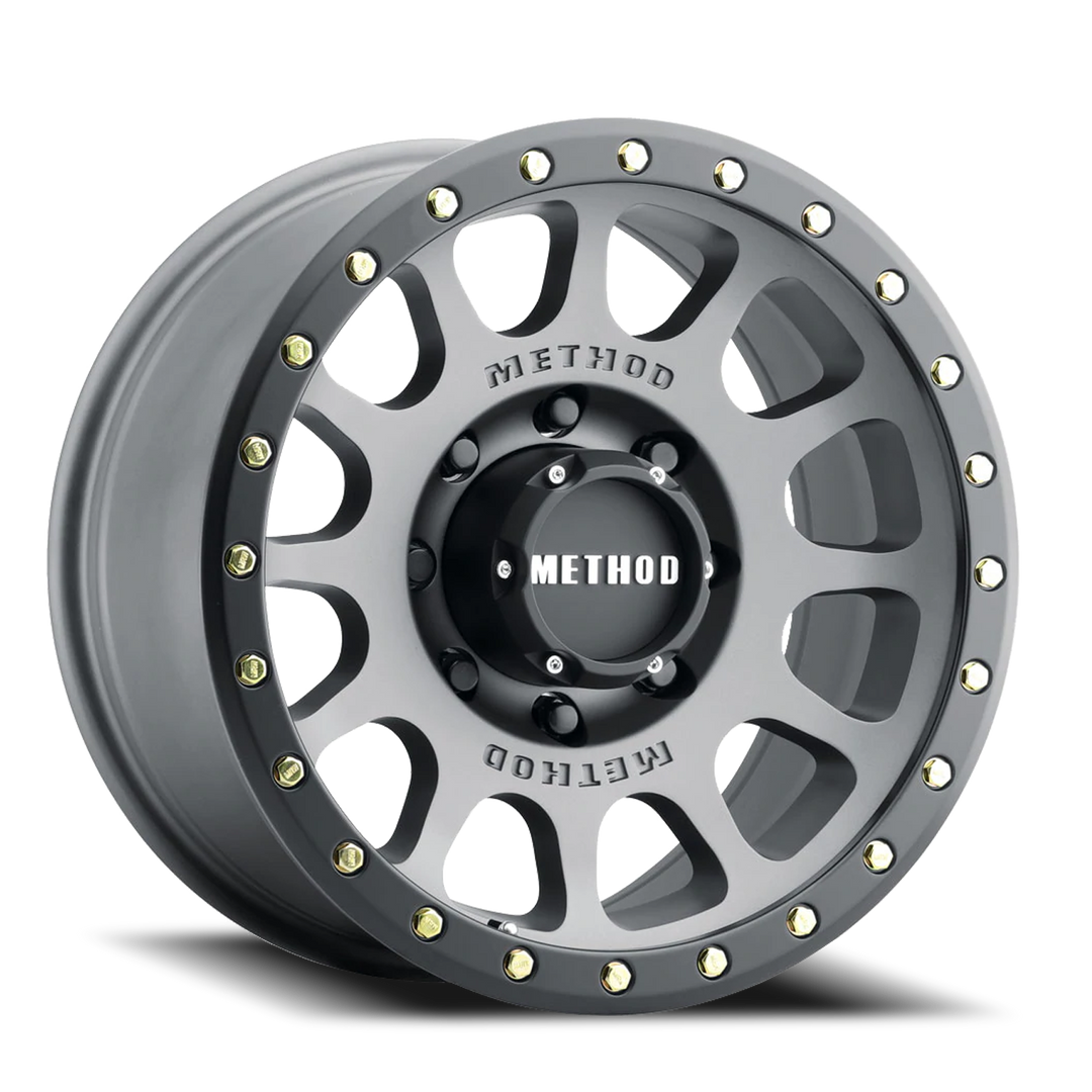 Method Race Wheels NV MR305 | 18x9 | 8 On 170 | Offset 18 | Titanium | Lip 1.38"