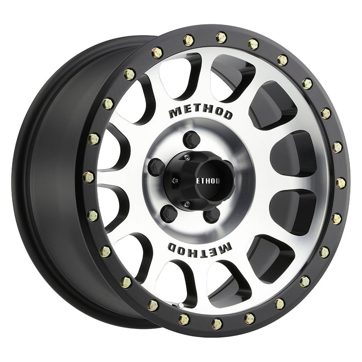 Method Race Wheels NV MR305 | 17x8.5 | 5 On 127 | Offset 25 | Machined Matte Black Lip | Lip 1.18"