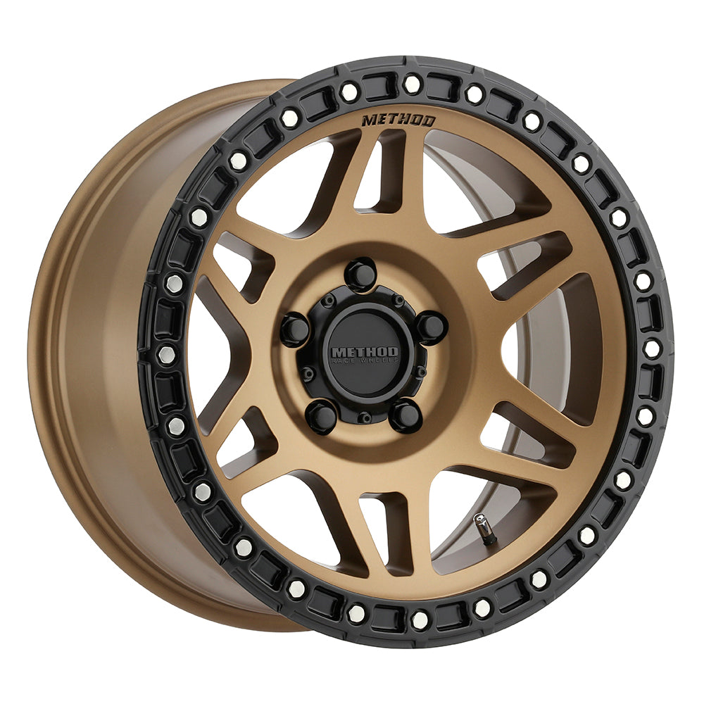 Method Race Wheels MR312 | 17x8.5 | 5 On 139.7 | Offset 0 | Method Bronze Matte Black Lip | Lip 0.98"
