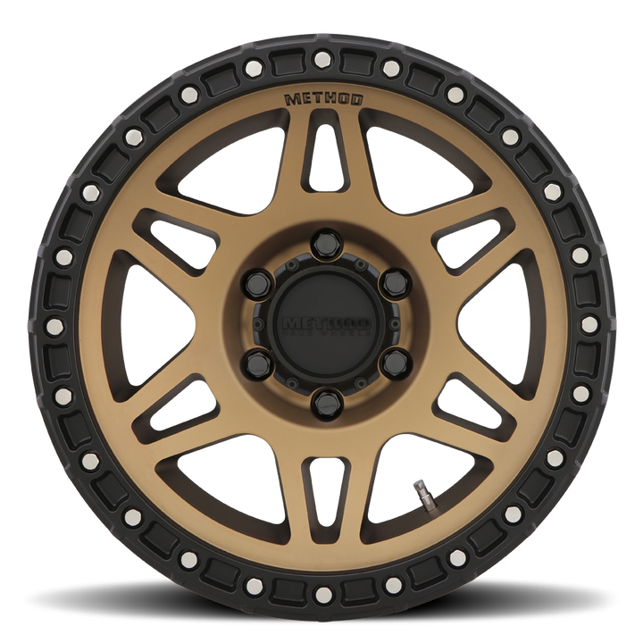 Method Race Wheels MR312 | 17x8.5 | 5 On 139.7 | Offset 0 | Method Bronze Matte Black Lip | Lip 0.98"