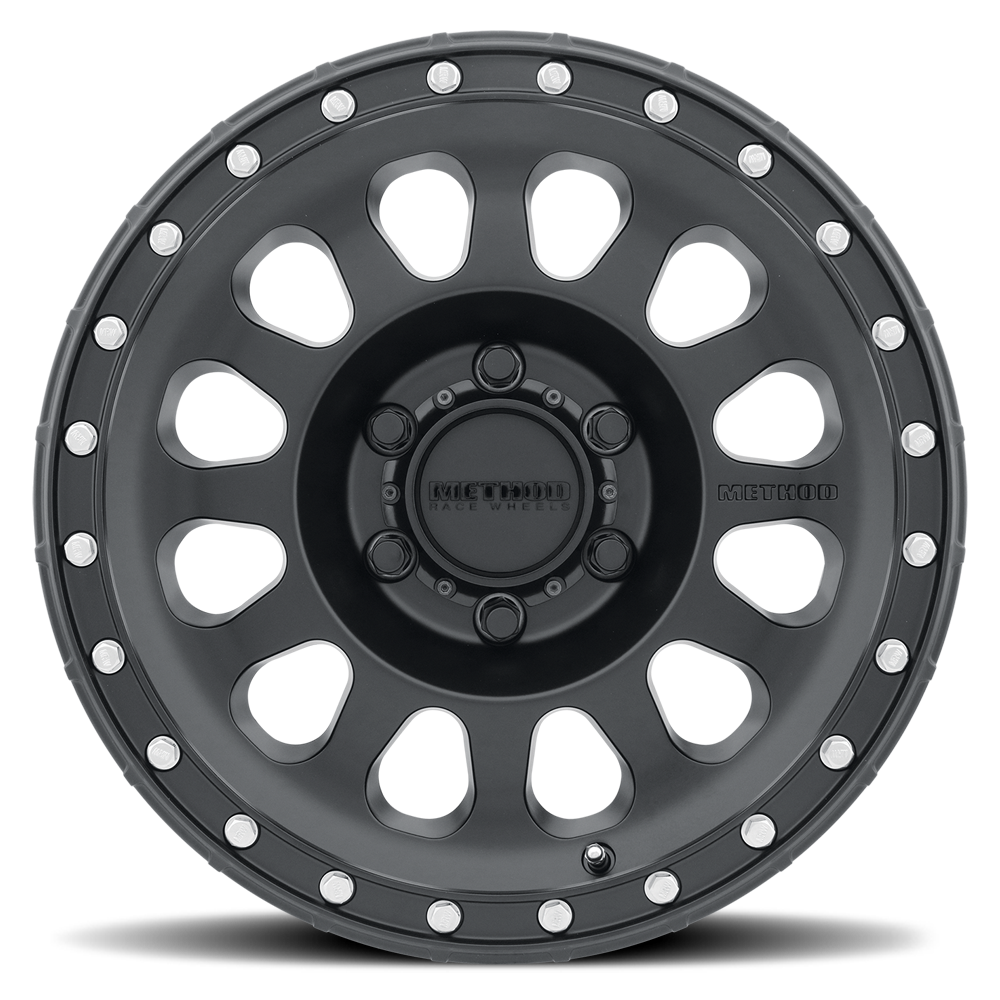 Method Race Wheels MR315 | 20x10 | 8 On 165.1 | Offset -18 | Matte Black | Lip 3.27"