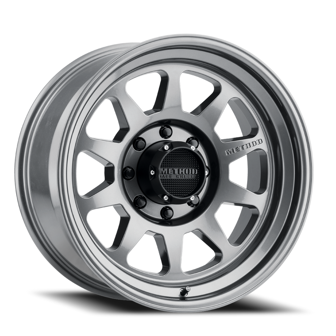 Method Race Wheels MR316 | 20x10 | 8 On 165.1 | Offset -18 | Gloss Titanium | Lip 3.03"
