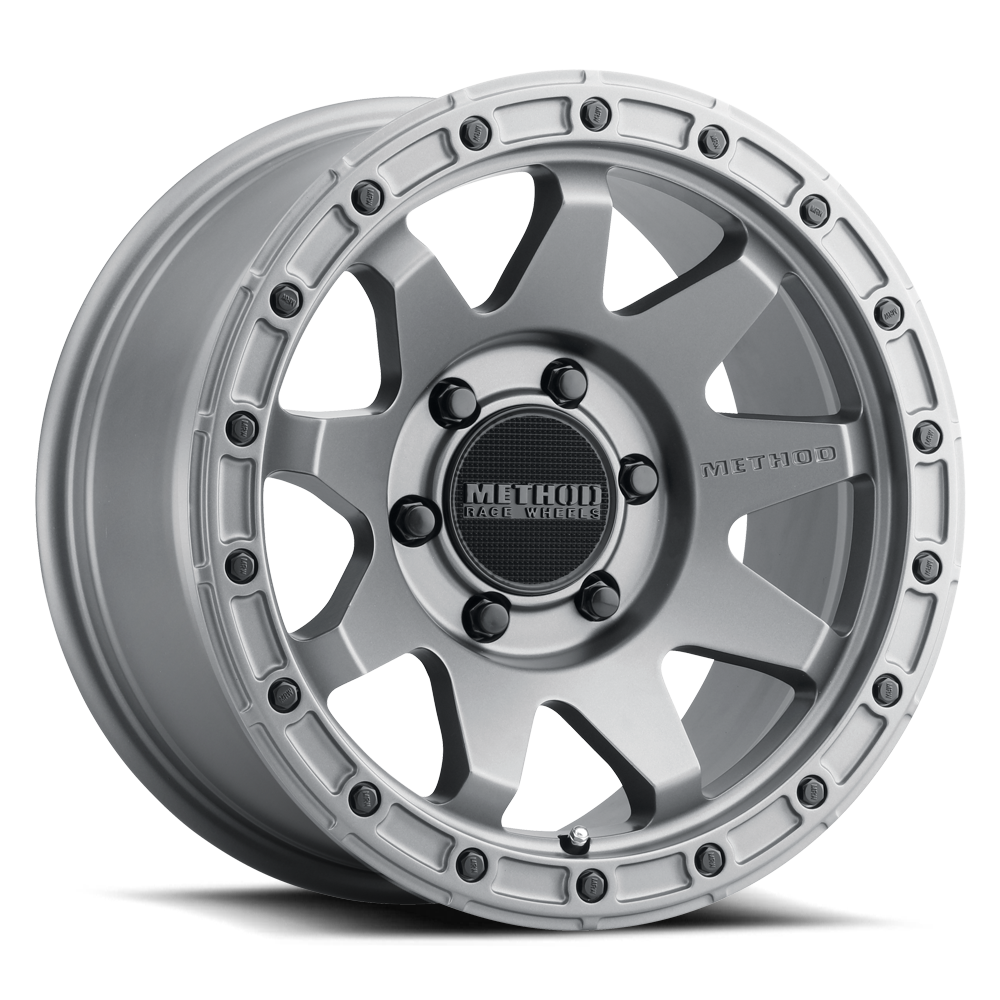 Method Race Wheels MR317 | 20x9 | 6 On 139.7 | Offset 18 | Matte Titanium | Lip 0.83"