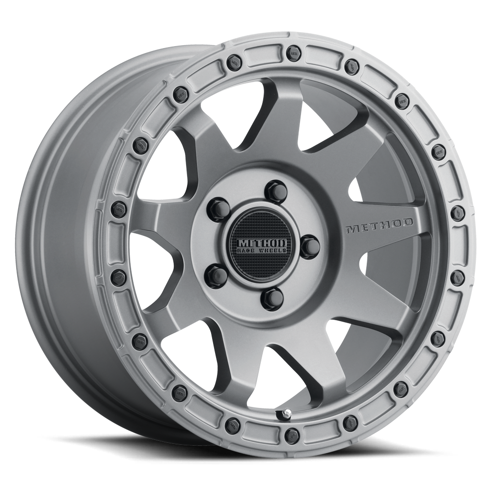 Method Race Wheels MR317 | 17x8.5 | 5 On 127 | Offset 0 | Matte Titanium | Lip 0.83"