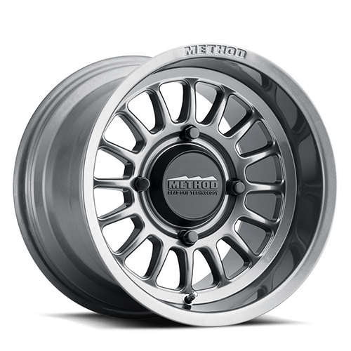 Method Race Wheels MR411 Bead Grip UTV | 15x7 | 4 On 156 | Offset 38 | Gloss Titanium | Lip 1.57"