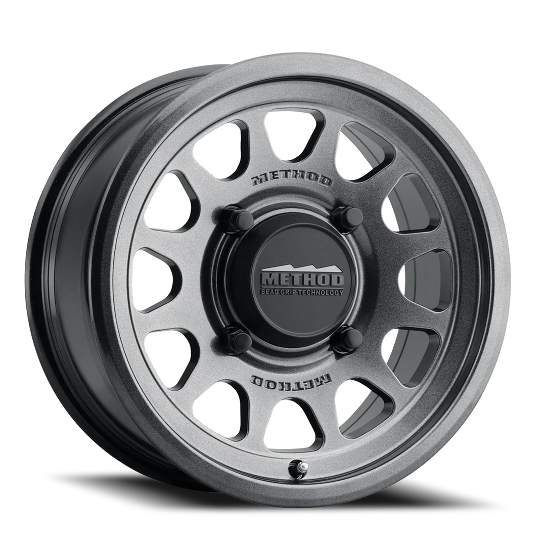 Method Race Wheels MR414 Bead Grip UTV | 15x10 | 4 On 136 | Offset 25 | Graphite | Lip 2.72"