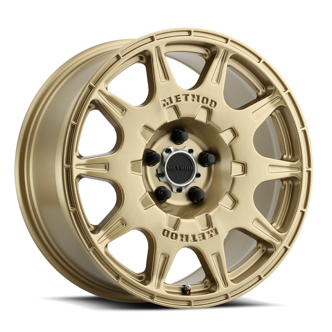 Method Race Wheels Rally MR502 | 17x8 | 5 On 114.3 | Offset 38 | Gold | Lip 0"