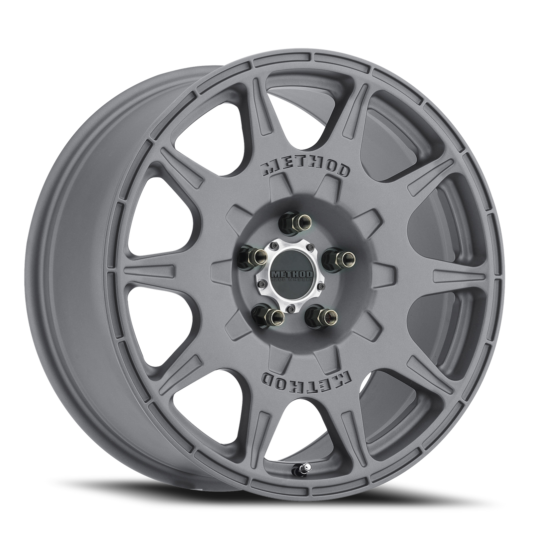 Method Race Wheels Rally MR502 | 17x8 | 5 On 114.3 | Offset 38 | Titanium | Lip 0"