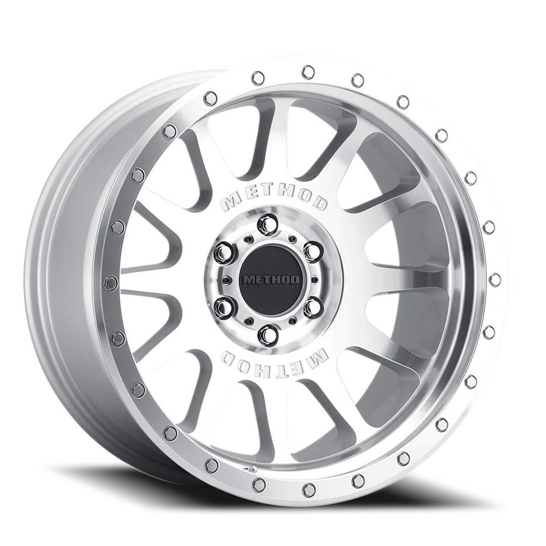 Method Race Wheels NV MR605 | 20x10 | 8 On 170 | Offset -24 | Silver | Machined | Lip 2.83"