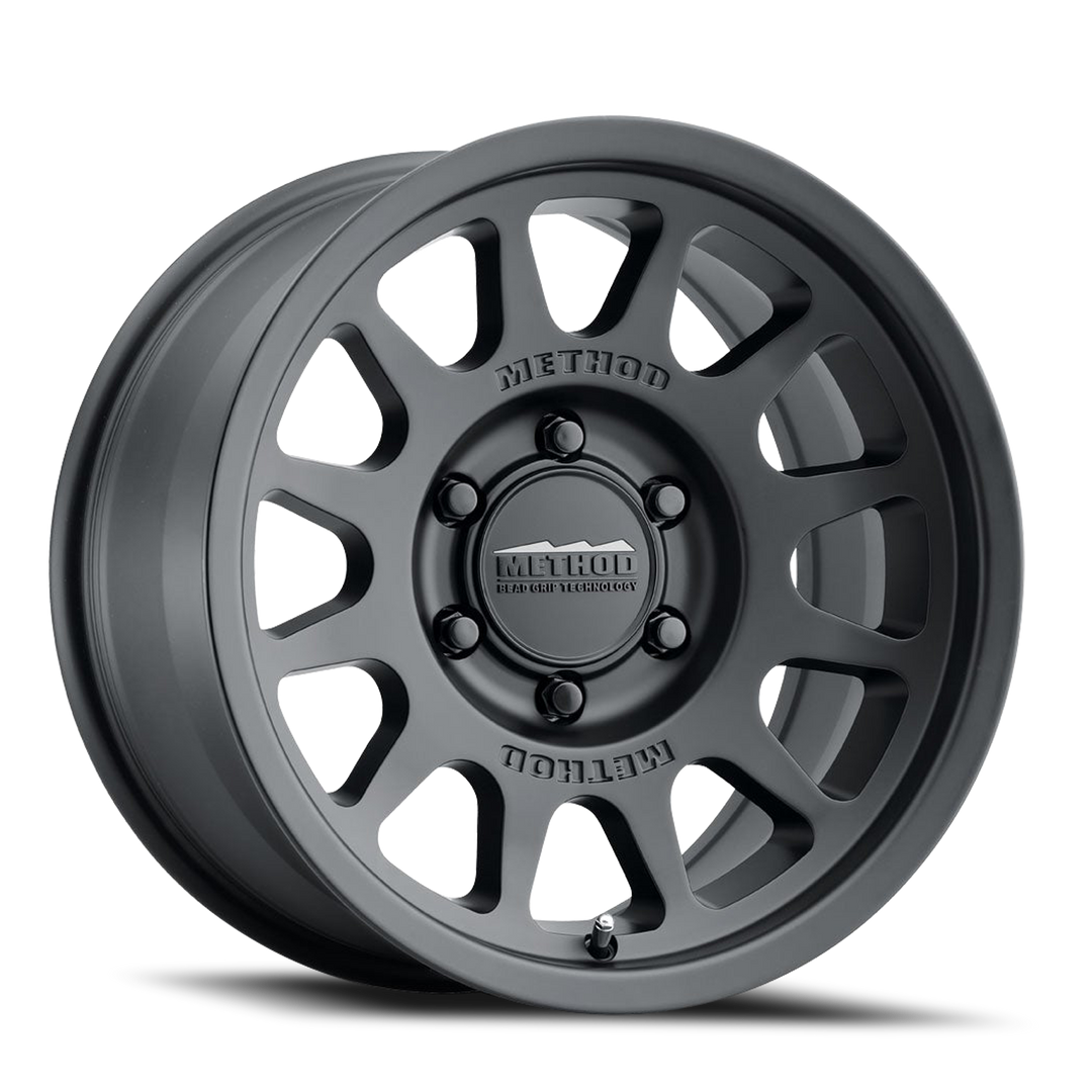 Method Race Wheels Bead Grip MR703 | 17x8.5 | 6 On 135 | Offset 25 | Matte Black | Lip 0.79"