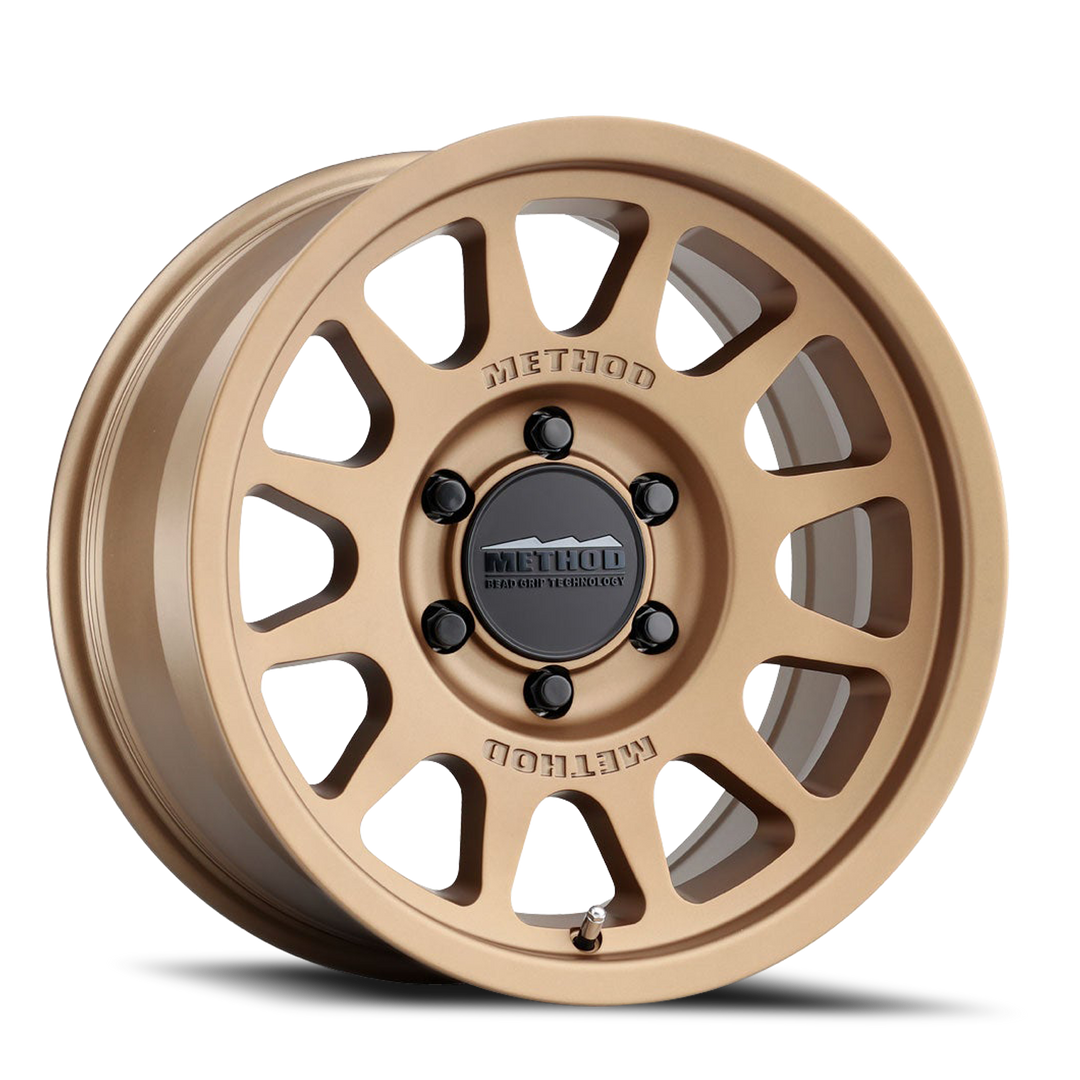 Method Race Wheels Bead Grip MR703 | 17x8.5 | 6 On 139.7 | Offset 0 | Method Bronze | Lip 1.18"