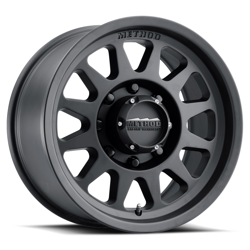 Method Race Wheels Bead Grip MR704 | 17x9 | 8 On 180 | Offset 18 | Matte Black | Lip 1.77"